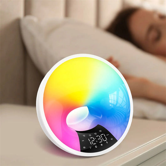 Reloj Despertador Inteligente WiFi con Luz de Simulación de Amanecer - Image 9