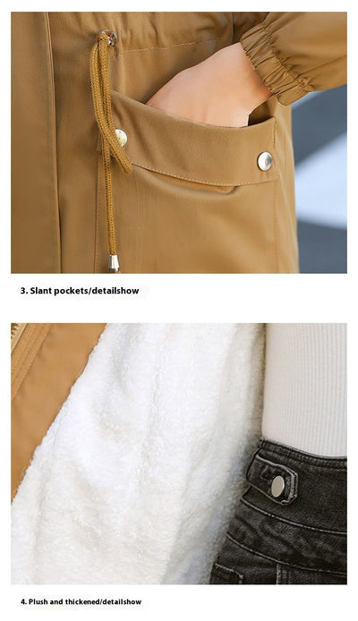 Abrigo Impermeable de Lana de Cordero Forrado en Polar - Diseño Ejecutivo Largo - Image 22