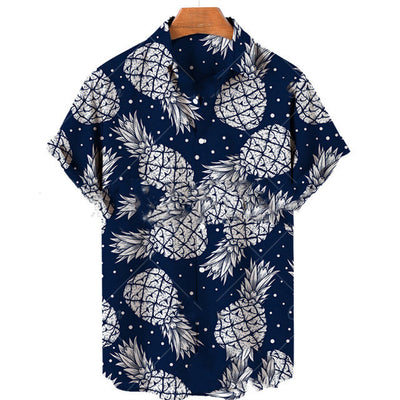 Camisa Casual Slim Fit con Estampado 3D para Hombre - Image 26