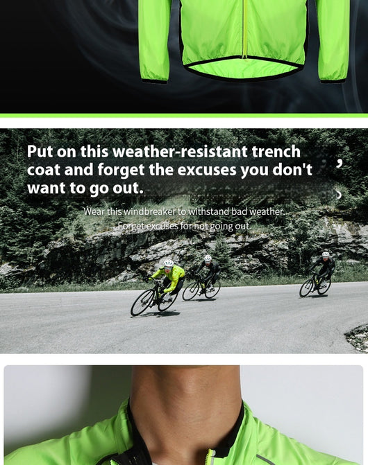 Chaqueta Reflectante Transpirable para Ciclismo de Montaña - Image 9