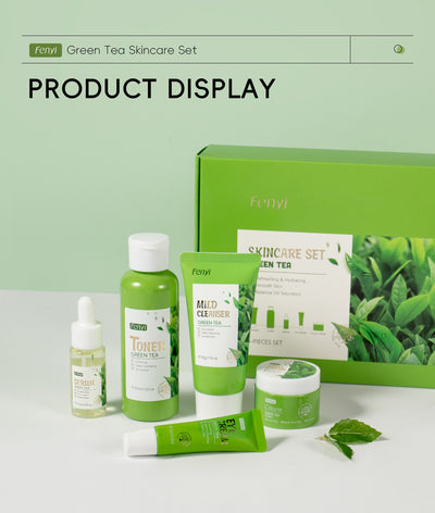 Set de Cuidado Facial con Té Verde - 5 Piezas - Image 10