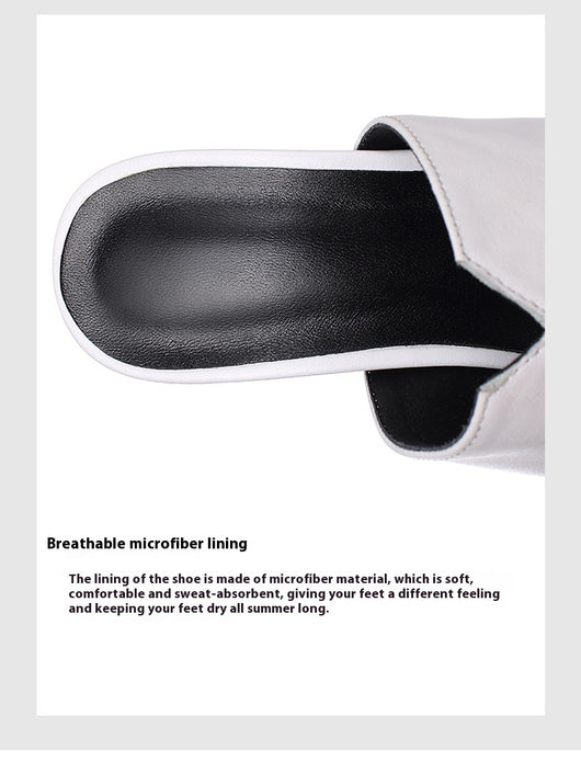 Sandalias Plataforma Tacón Super Alto en Cuero Premium Impermeable - Image 11