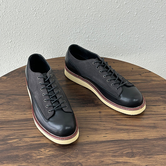 Zapatos Casuales Retro de Plataforma con Combinación de Colores - Image 28
