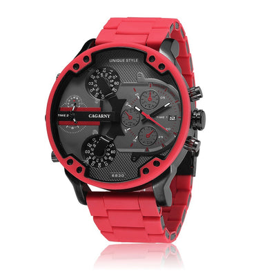 Reloj Deportivo Dual Movimiento con Banda de Acero y Goma - Image 10