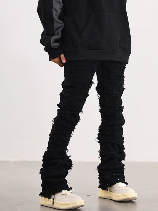 Jeans Destruidos Raw Edge Estilo Urbano - Image 2