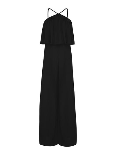 Jumpsuit Casual con Escote Cruzado y Correa Ajustable