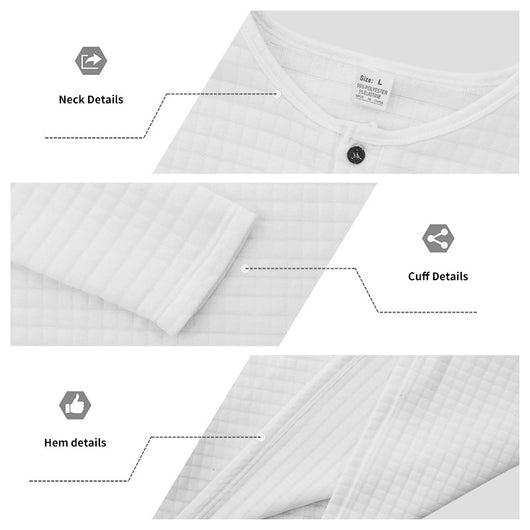 Camiseta Manga Larga Henry Estilo Retro - Image 15