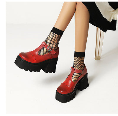 Zapatos Casuales para Mujer con Hebilla y Suela Gruesa - Image 9