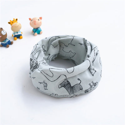 Bufanda Infantil de Algodón Estampada Cálida - Image 5