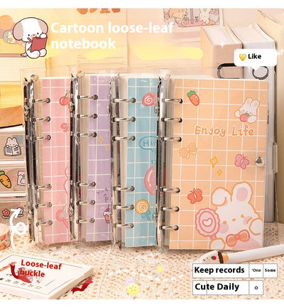 Cuaderno Espiral Suelto Contadora Adorable con Corazones - Diario de Notas - Image 21