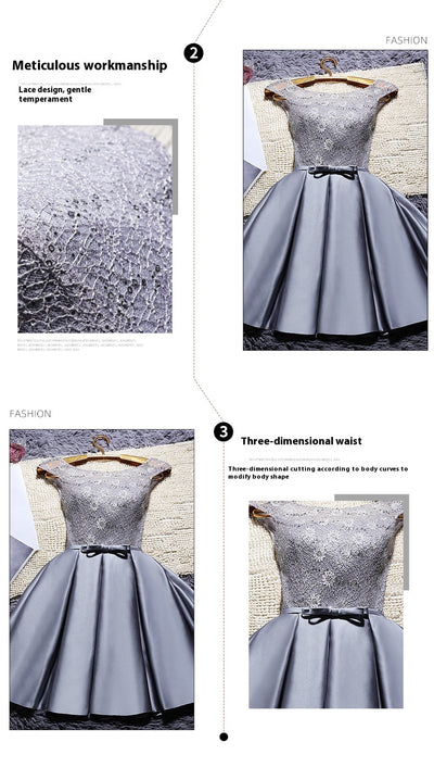 Vestido de Dama de Honor Coreano Rojo - Diseño Elegante para Grupo de Amigas - Image 9