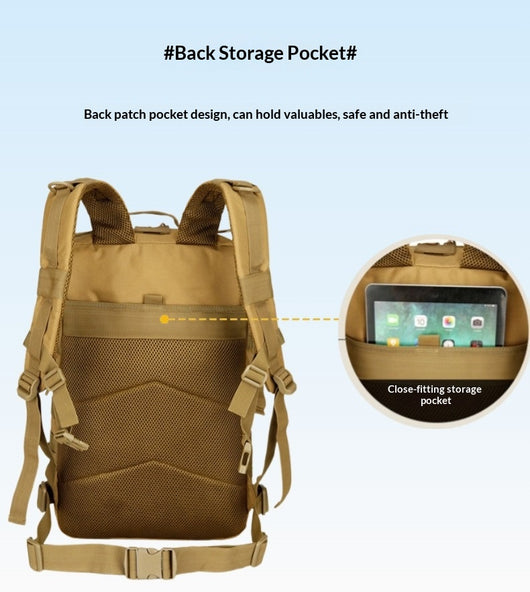 Mochila Táctica 45L para Senderismo - Unisex con Correas Ergonómicas - Image 32