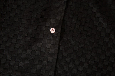 Abrigo Camisa Cuadros Escoceses con Letras Bordadas - Image 11