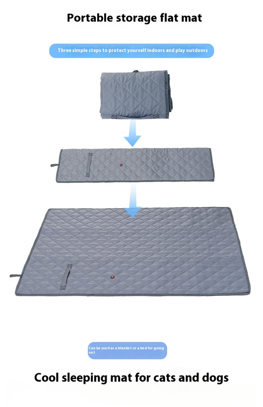 Colchoneta Portátil para Mascotas - Cuatro Estaciones con Almacenamiento - Image 23