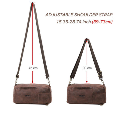 Bolsa Mensajera de Un Hombro Estilo Europeo para Hombre - Image 4
