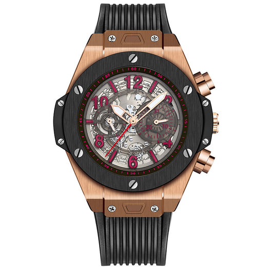 Reloj Mecánico Automático con Diseño Hueco de Silicona - Image 13