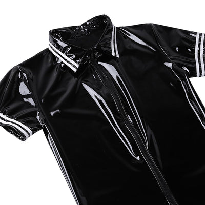 Body Moldeador de Látex Brillante para Hombre - Shapewear Premium - Image 10