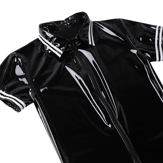 Body Moldeador de Látex Brillante para Hombre - Shapewear Premium - Image 10
