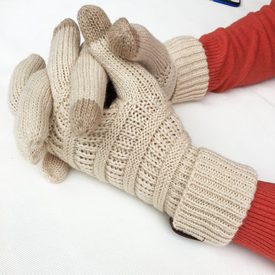 Guantes Tejidos de Lana con Pantalla Táctil - Estilo Europeo - Image 25