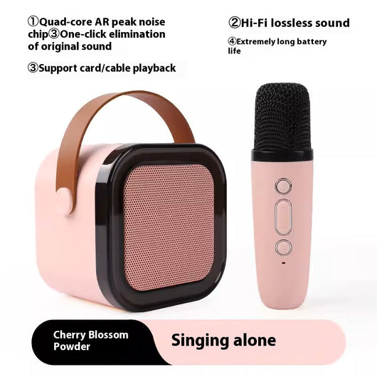 Micrófono Inalámbrico Bluetooth para Karaoke Familiar - Sistema Todo en Uno - Image 9
