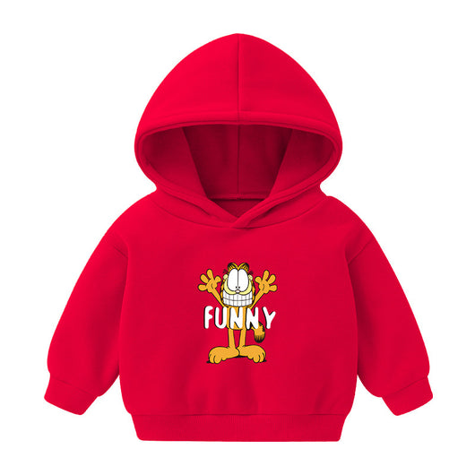 Sudadera Infantil con Capucha Forrada en Polar - Diseño Cartoon para Otoño e Invierno - Image 14