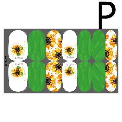 Pegatinas de Uñas Mariposas Hoja de Arce con Adhesivo - Image 23
