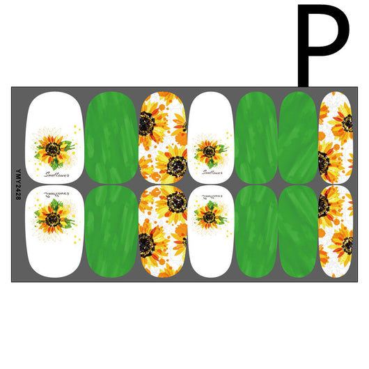 Pegatinas de Uñas Mariposas Hoja de Arce con Adhesivo - Image 23