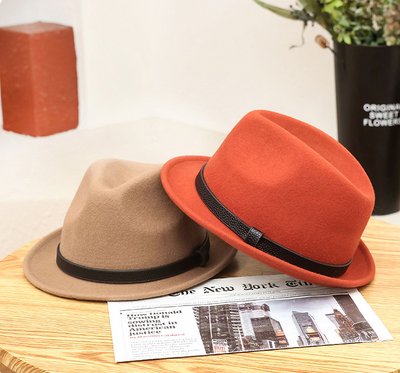 Sombrero Caballero Británico de Lana Pura con Ala Corta Enrollada - Otoño e Invierno - Image 18