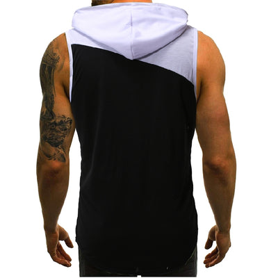 Chaleco Deportivo sin Mangas con Capucha y Combinación de Colores para Verano - Image 27