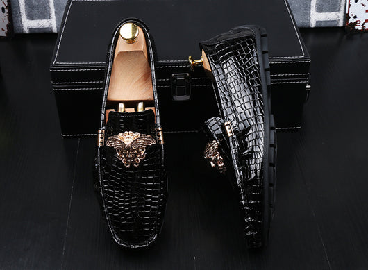 Zapatos de Cuero para Hombre con Estilo Personalizado - Image 5
