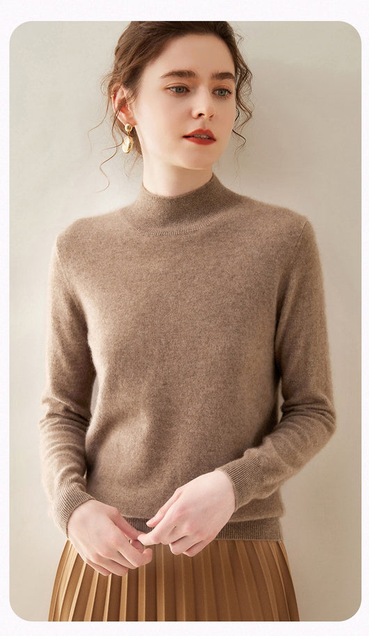 Suéter de Lana Holgado Básico de Manga Larga - Image 27