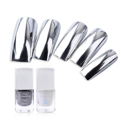 Base Coat Espejo Plateado - Tratamiento Profesional para Uñas - Image 3