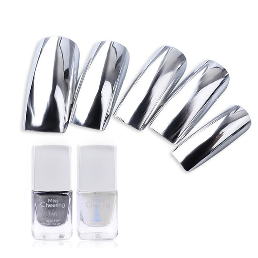 Base Coat Espejo Plateado - Tratamiento Profesional para Uñas - Image 3