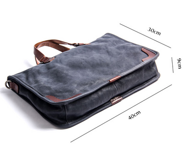 Bolso de Cuero para Hombre con Bandolera Diagonal - Image 6