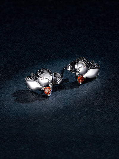 Aretes de Plata 925 Pingüino Adorable - Diseño Femenino y Delicado - Image 7