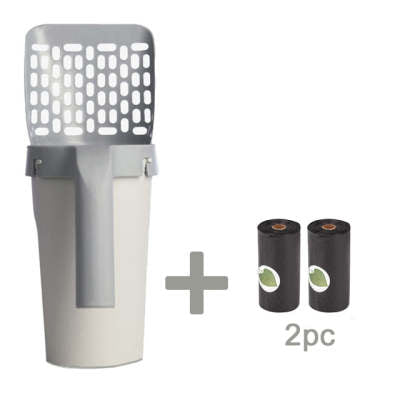 Arenero Portátil para Gatos con Cuchareta Integrada y Diseño Removible - Image 19