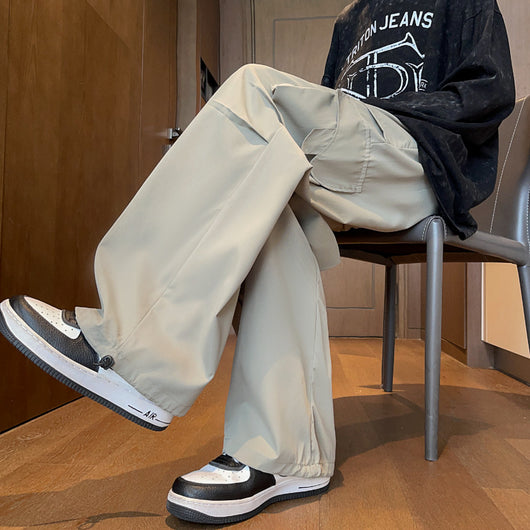 Pantalones Rectos Holgados Estilo Hong Kong - Casual e Informal - Image 8