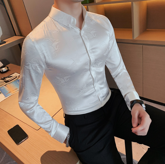 Camisa Manga Larga para Hombre Primavera - Tela Suave Premium - Image 12