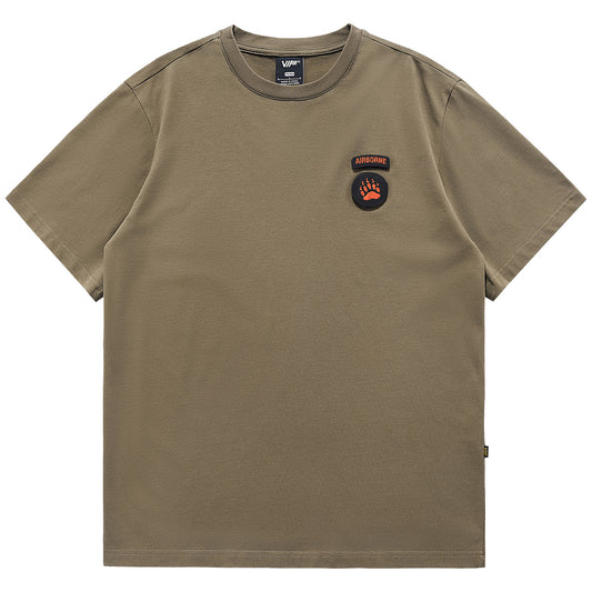 Camiseta Infantil de Algodón con Bordado de Dibujos Animados - Manga Corta Estilo Americano - Image 2