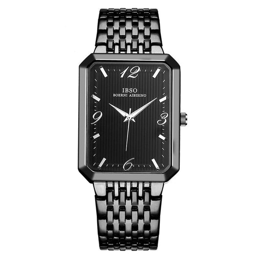 Reloj de Cuarzo Cuadrado Lujo Ligero con Correa de Cuero - Image 7