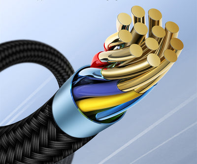 Cable Magnético 360° de Carga Rápida - Conector Triple Compatible - Image 6