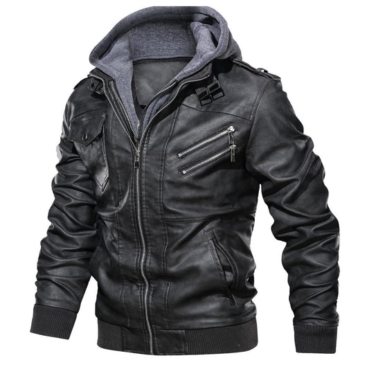 Chaqueta de Cuero para Motociclista Retro - Estilo Casual Primavera Otoño - Image 31