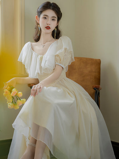 Vestido Retro Francés Romántico y Dulce - Image 5