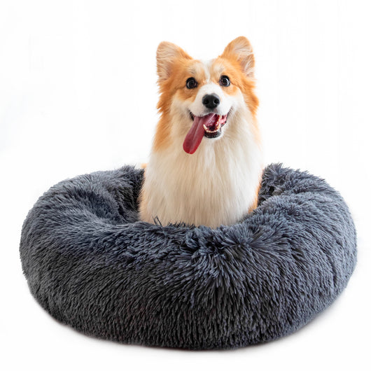 Cama Redonda de Felpa para Perros Pequeños y Gatos - Nido Acogedor Premium - Image 5