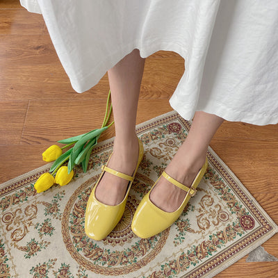 Zapatos de Tacón Cuadrado Grueso para Mujer - Image 27