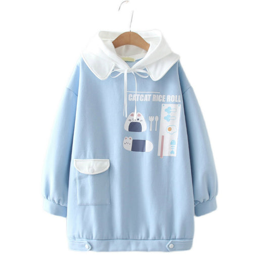 Sudadera Fleece Estilo Occidental con Capucha - Abrigo Medio para Otoño e Invierno - Image 9