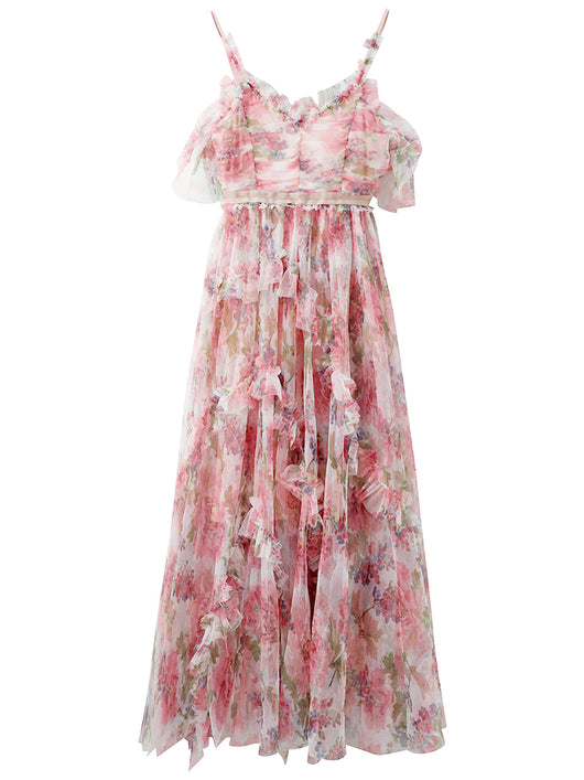 Vestido Largo de Playa con Tirantes para Mujer - Diseño Costero - Image 6