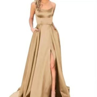 Vestido Largo Ajustado con Hombros Descubiertos para Damas de Honor y Eventos - Image 9