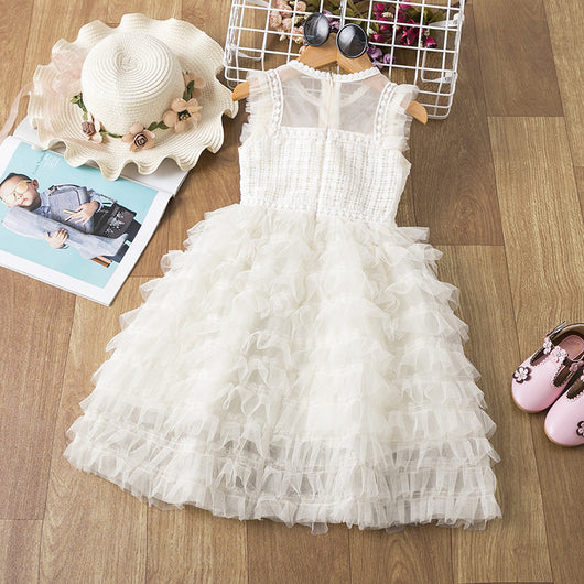 Vestido Infantil Fluffy Elegante y Dulce - Image 7