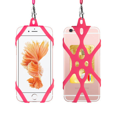 Funda Protectora con Cordón para Apple y Huawei - Silicona Premium